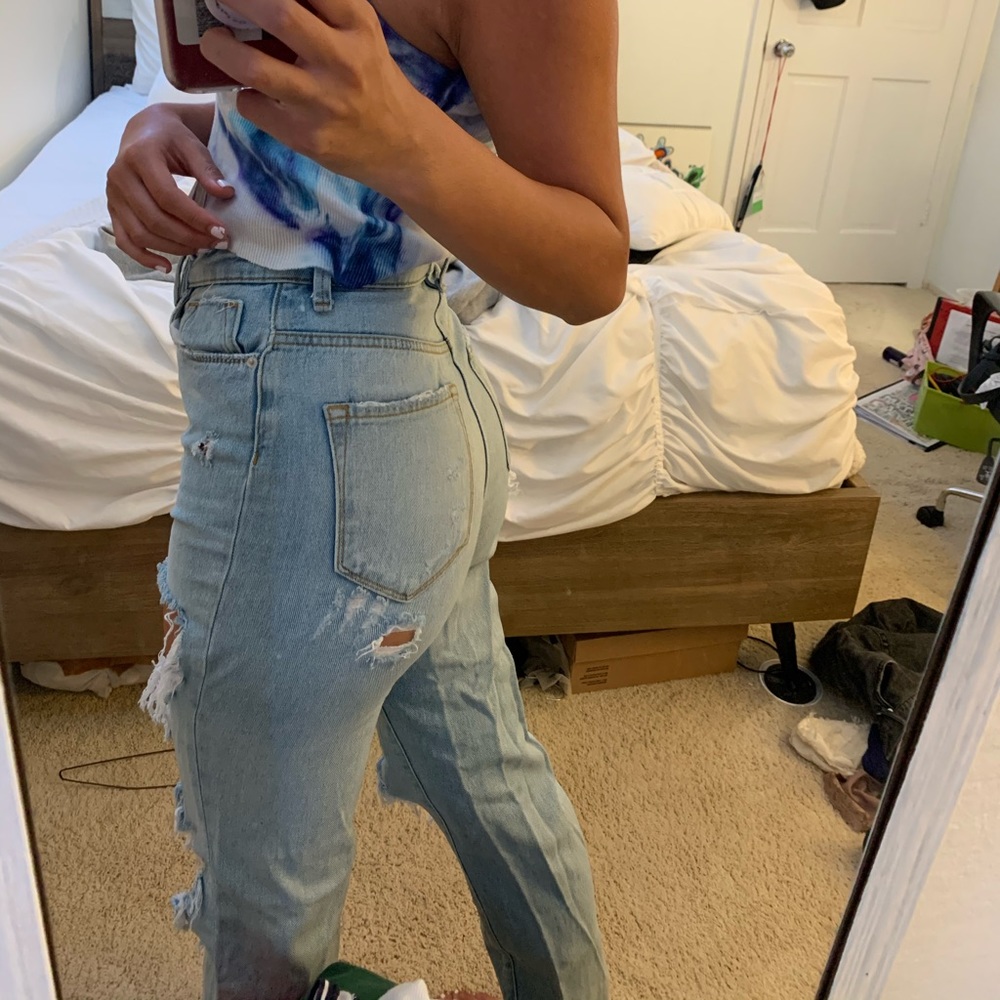 UO dipped jeans